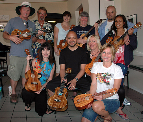 Steven Espaniola ukulele workshop in Gardena